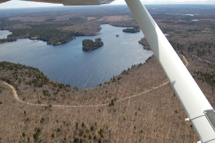 Immobilien Kanada Four Island Lake Flug April 2013 (30)